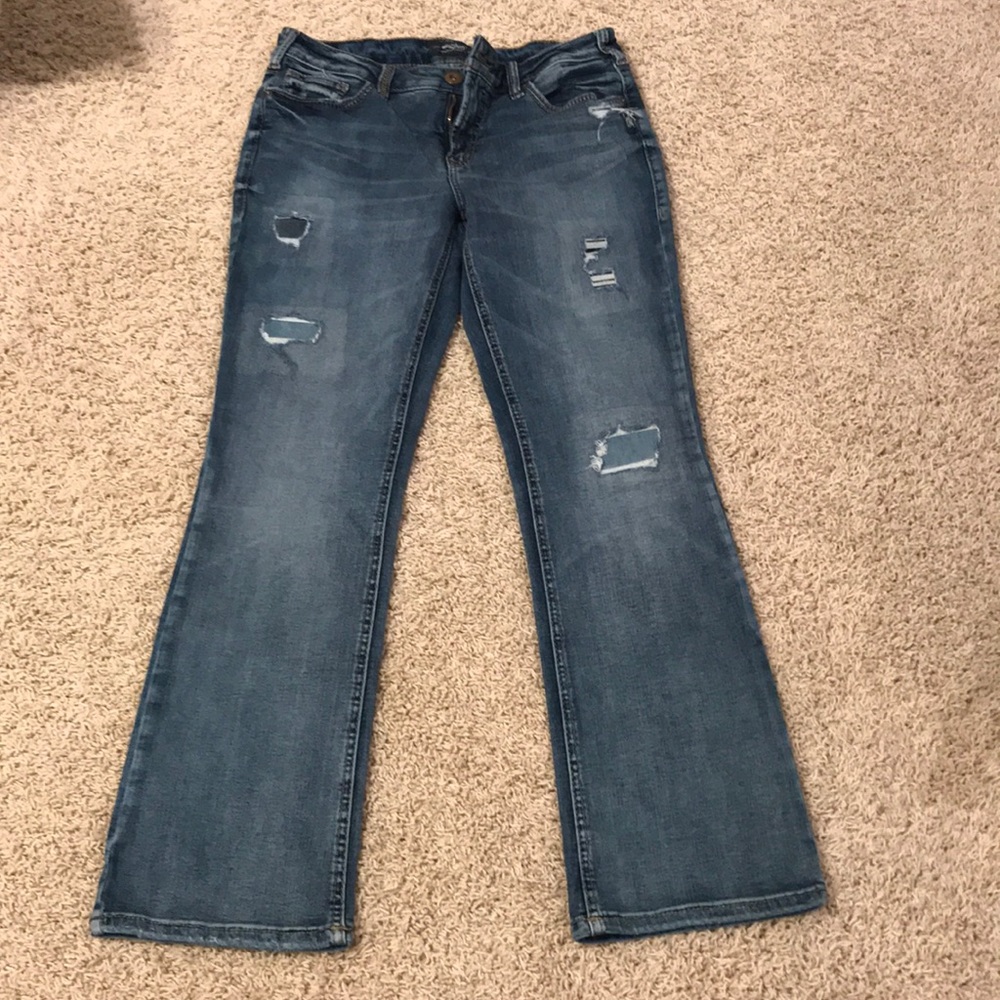 Silver jeans
